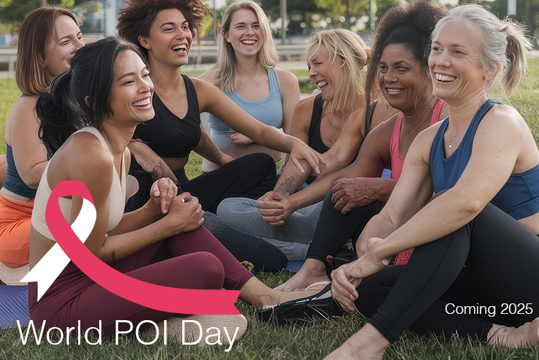Group of women sitting in a circle for World POI Day